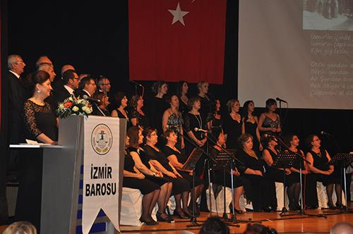 İzmir Barosu Türk Müziği Korosu Konseri Yapıldı