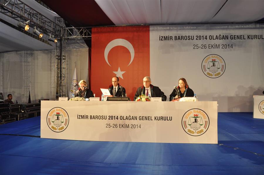 İzmir Barosu 2014 Yılı Olağan Genel Kurulu Tamamlandı
