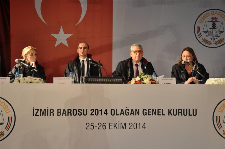 İzmir Barosu 2014 Yılı Olağan Genel Kurulu Tamamlandı
