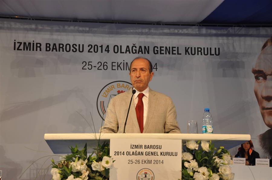 İzmir Barosu 2014 Yılı Olağan Genel Kurulu Tamamlandı