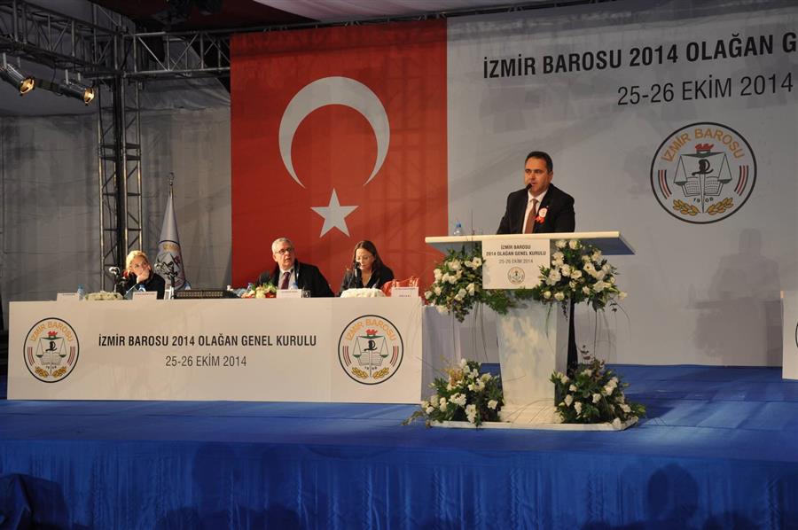 İzmir Barosu 2014 Yılı Olağan Genel Kurulu Tamamlandı