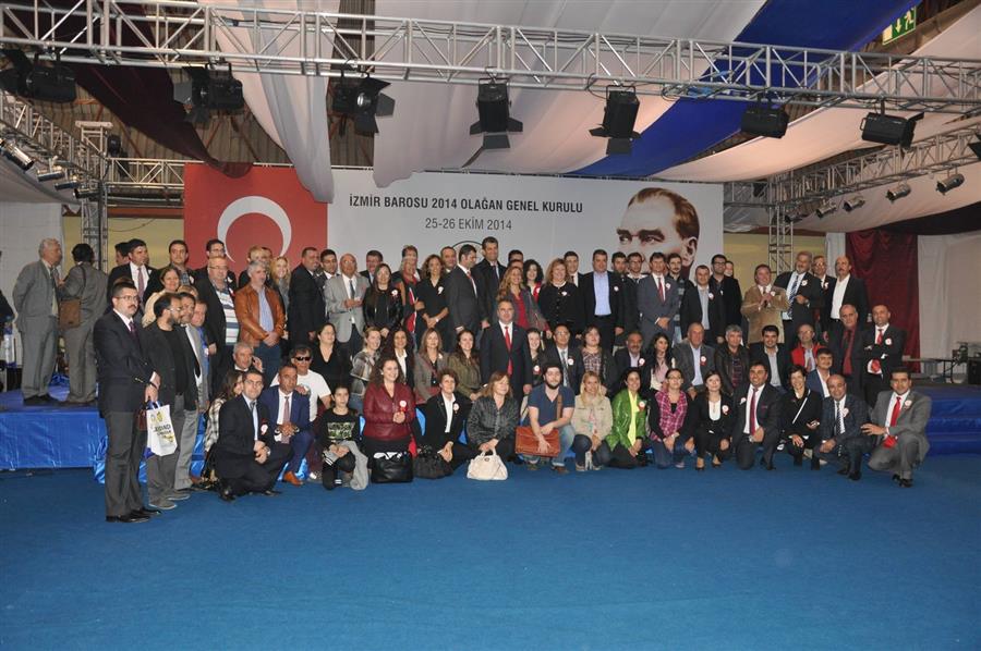 İzmir Barosu 2014 Yılı Olağan Genel Kurulu Tamamlandı