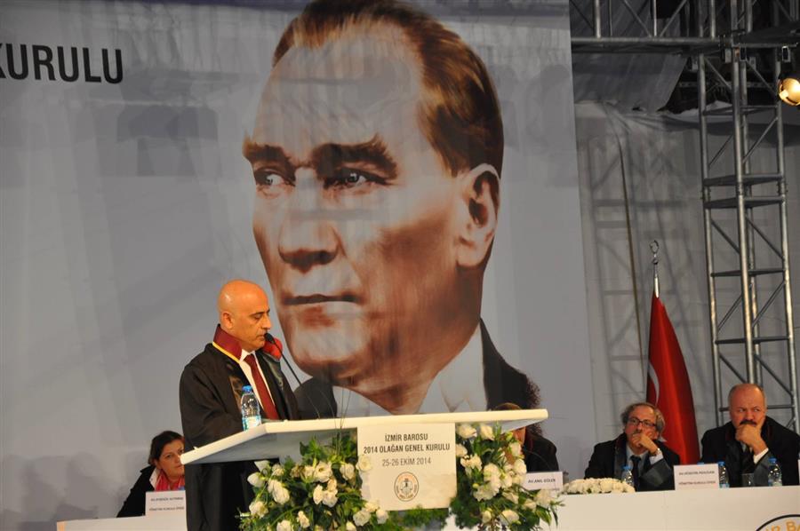 İzmir Barosu 2014 Yılı Olağan Genel Kurulu Tamamlandı