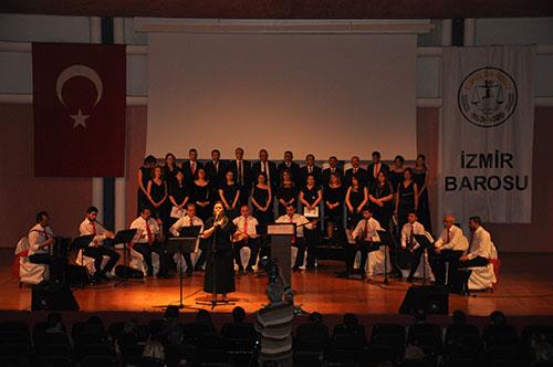 İzmir Barosu Türk Halk Müziği Topluluğu Konseri Yapıldı- 7 Nisan 2014