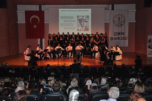 İzmir Barosu Türk Halk Müziği Topluluğu Konseri Yapıldı- 7 Nisan 2014