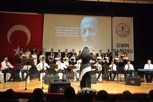 İzmir Barosu Türk Halk Müziği Topluluğu Konseri Yapıldı