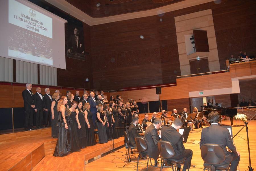 The Concert of the Turkish Music Choir of Izmir Bar Given