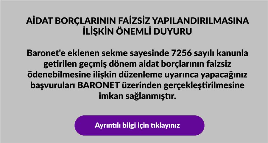 Aidat Borçlarının Faizsiz Yapılandırılmasına İlişkin Önemli Duyuru