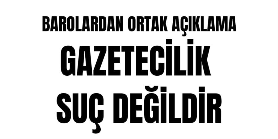 Gazetecilik Suç Değildir