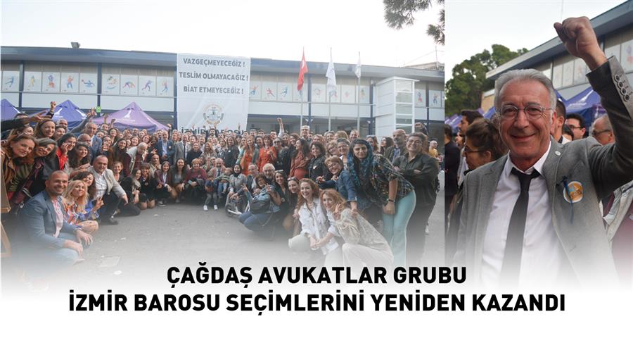 Çağdaş Avukatlar Grubu İzmir Barosu Seçimlerini Yeniden Kazandı