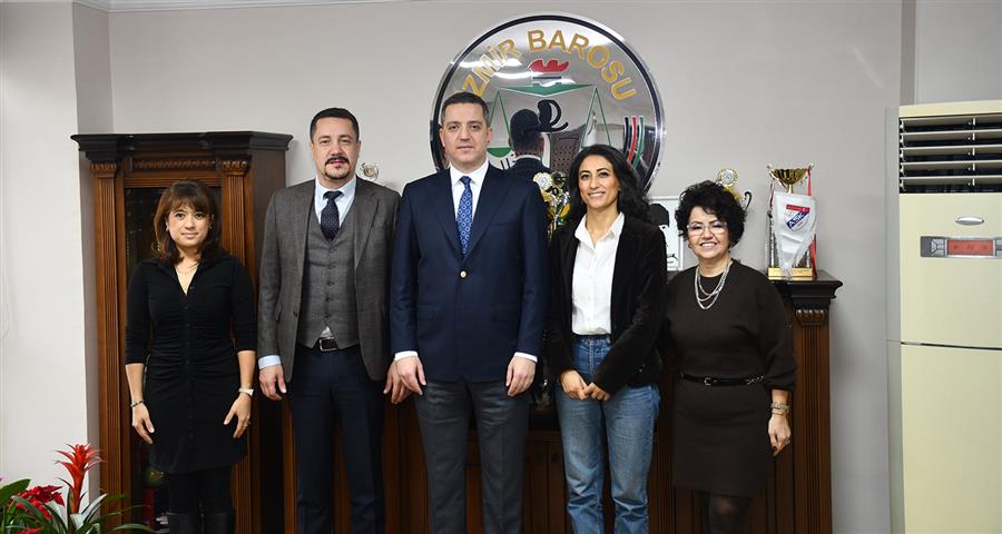 TBB Başkanı Av. Erinç Sağkan İzmir Barosunu Ziyaret Etti