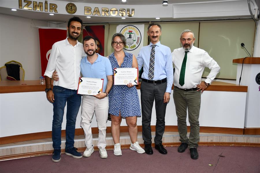 Yarışma Ekibimize Teşekkür Belgesi Verildi