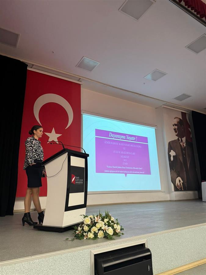 “Kadına Yönelik Şiddetle Mücadelede Sosyal Hizmet Uygulamaları” Konulu Etkinliğe Katıldık