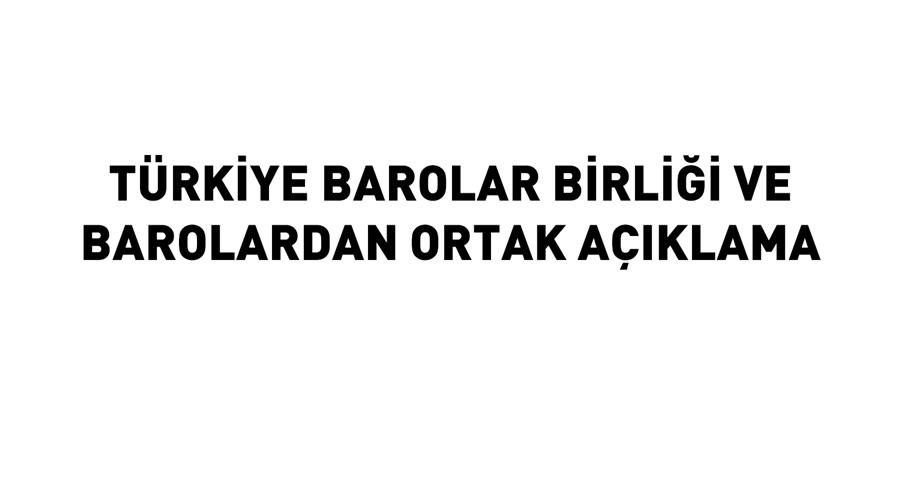 Basına ve Kamuoyuna