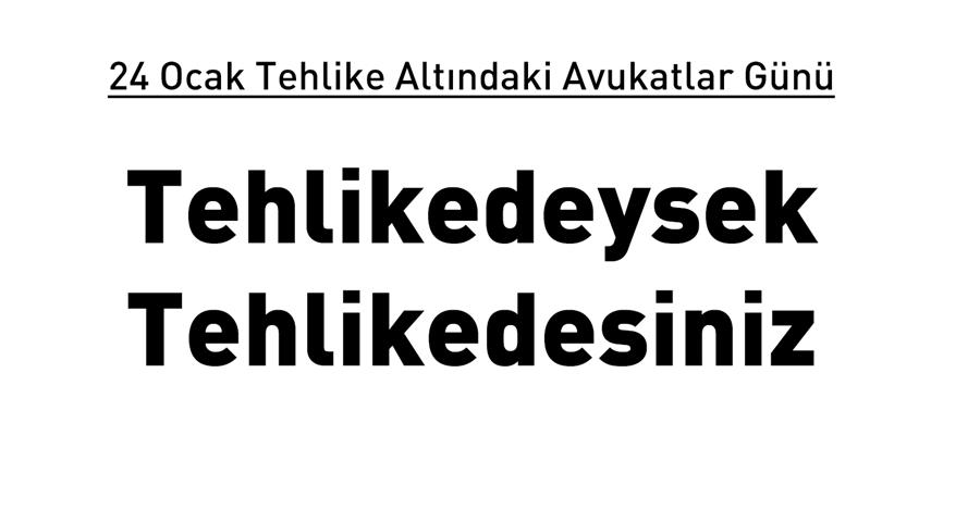 Tehlikedeysek Tehlikedesiniz