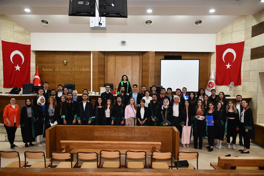 Özel Hukuk ve Ceza Hukuku Alanında Kurgusal Duruşma Çalışmaları Yapıldı