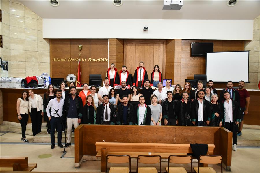 Özel Hukuk ve Ceza Hukuku Alanında Kurgusal Duruşma Çalışmaları Yapıldı