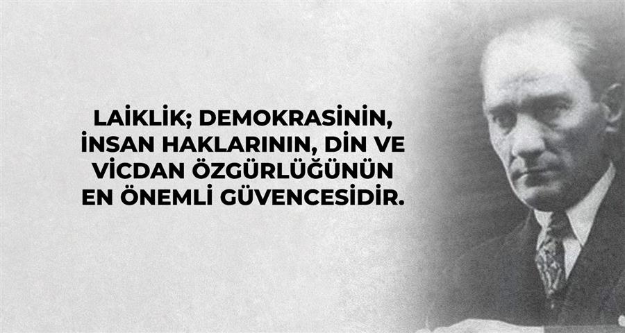 Laiklik; Demokrasinin, İnsan Haklarının, Din ve Vicdan Özgürlüğünün En Önemli Güvencesidir