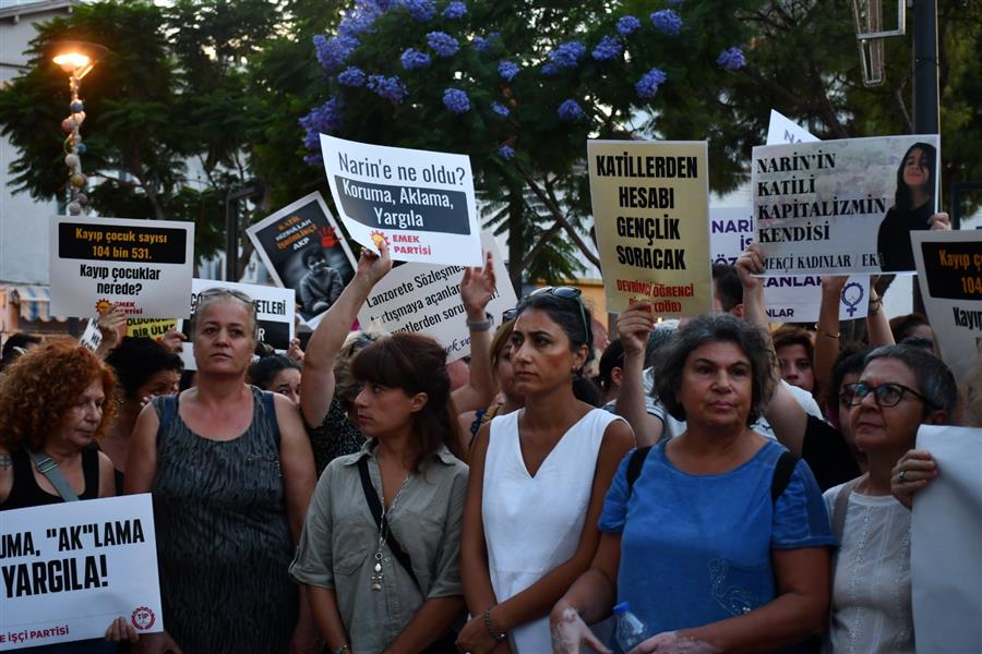 Narin ve Katledilen Tüm Çocuklarımız İçin Acılıyız, Öfkeliyiz Ama Susmayacağız!