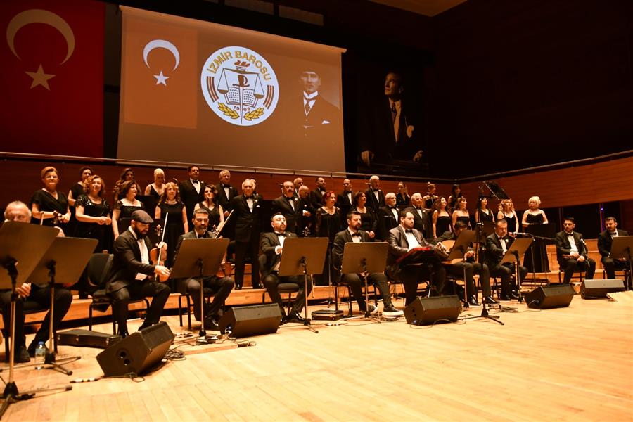 İzmir Barosu Türk Müziği Korosundan Avukatlar Haftası’na Özel Konser