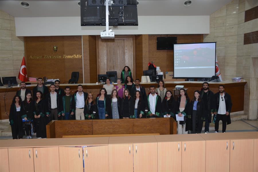 Kurgusal Duruşma Çalışması Yapıldı