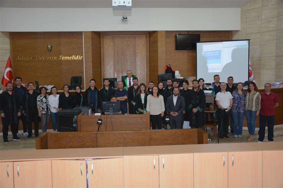 Kurgusal Duruşma Çalışması Yapıldı