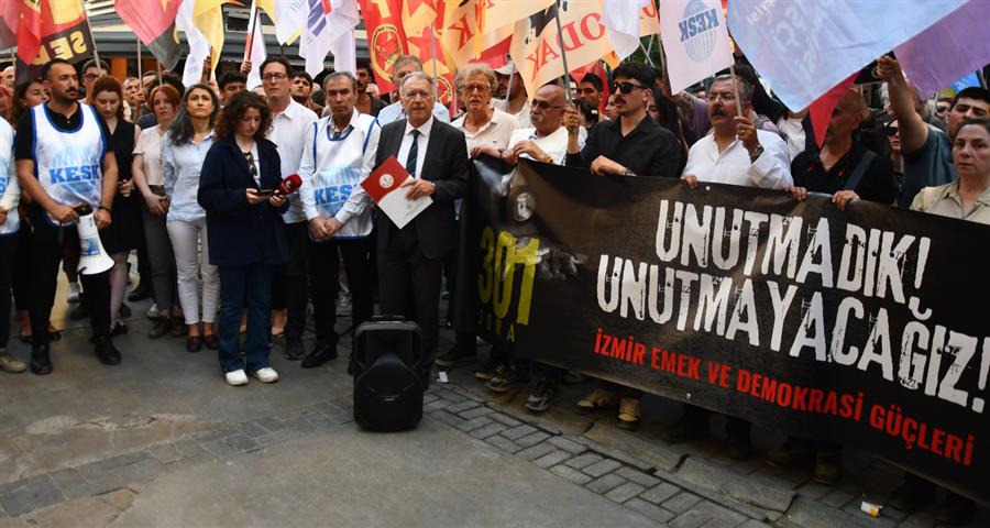 İzmir’de Soma Katliamı Unutulmadı: İzmir Emek ve Demokrasi Güçleri’nden Adalet Çağrısı