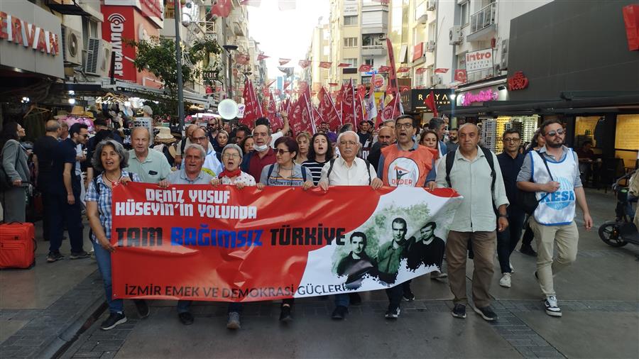 Deniz Gezmiş, Yusuf Aslan ve Hüseyin İnan İzmir’de Anıldı