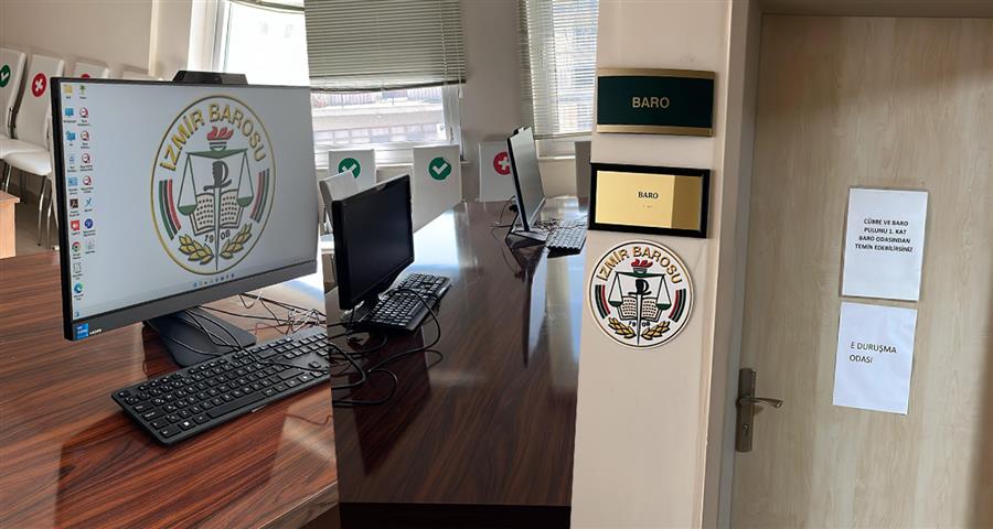 Menemen Adliyesi’nde E-Duruşma Salonu Hizmete Açıldı